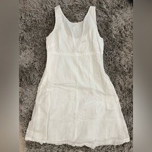 White j crew dress
